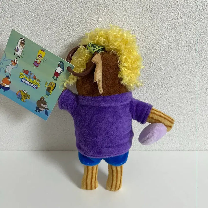 [BUNJANG] SpongeBob "Choco" Fish Character Mini Plush Keychain / 스폰지밥 초코아저씨(?) 병맛 캐릭 인형 키링