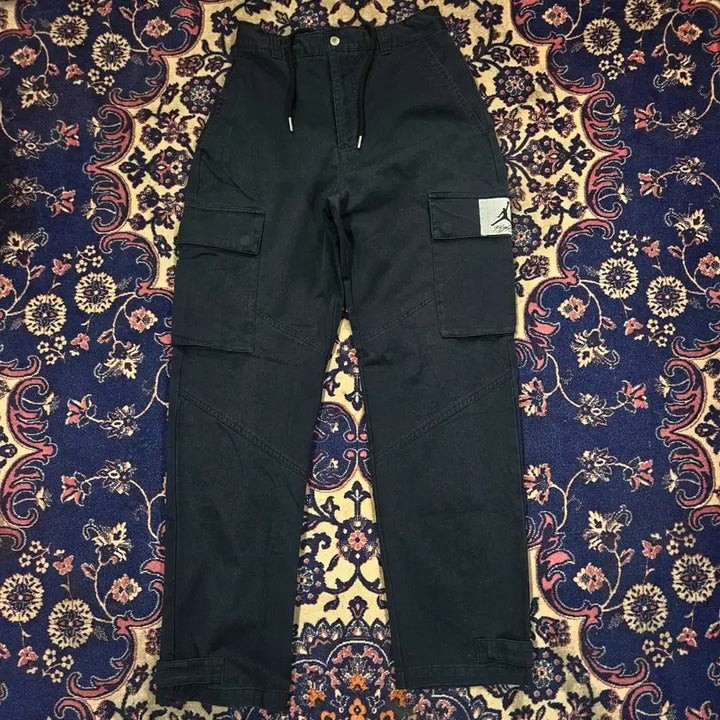 [BUNJANG] Nike Jordan Essentials Patched Cotton Cargo Pants - Black, M / 나이키 조던 에센셜 패치드 코튼 카고 팬츠 M size