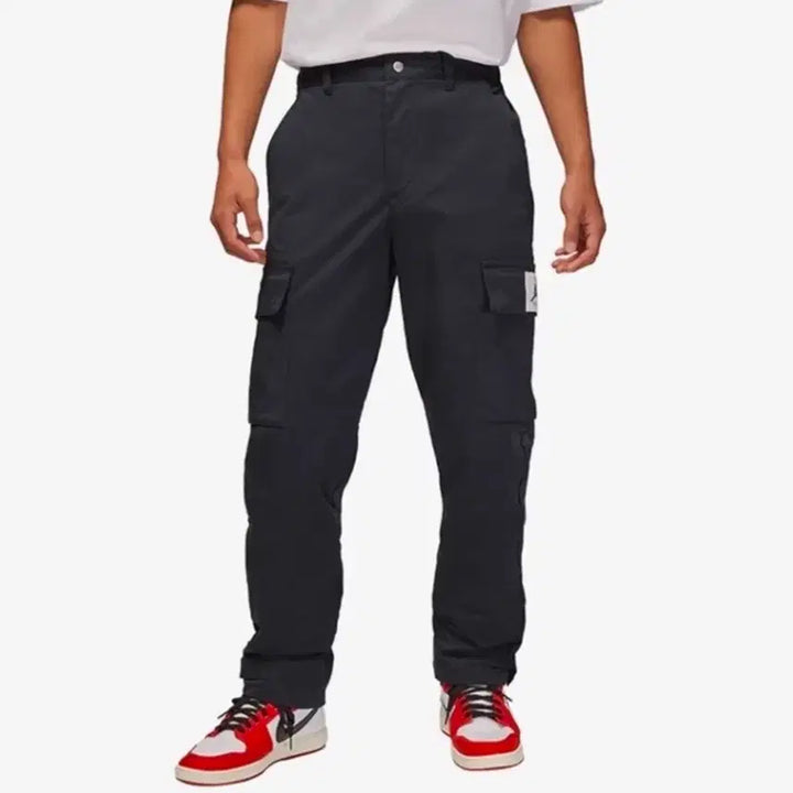 [BUNJANG] Nike Jordan Essentials Patched Cotton Cargo Pants - Black, M / 나이키 조던 에센셜 패치드 코튼 카고 팬츠 M size