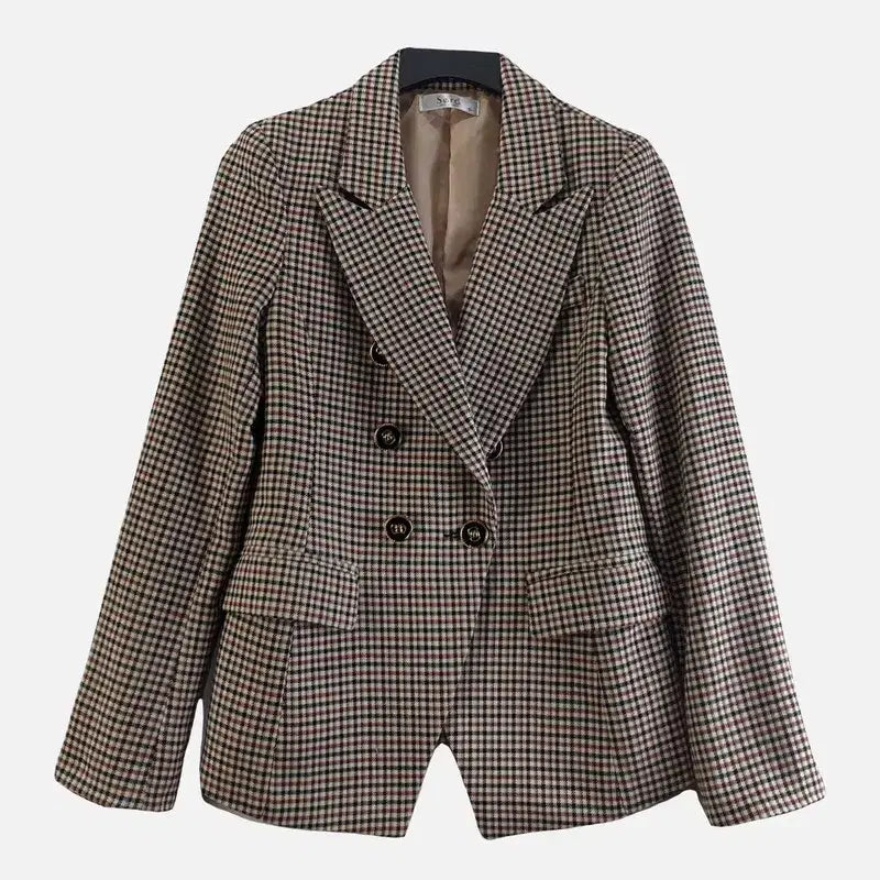 [BUNJANG] Brown Blazer S / 브라운 여자 블레이저 S M9459