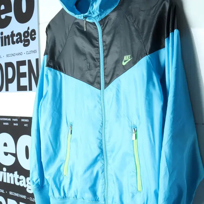[BUNJANG] Nike Windrunner Zip-Up Windbreaker Jacket / W(L) 나이키 집업 바람막이 점퍼자켓 수선완료 윈드러너-757C