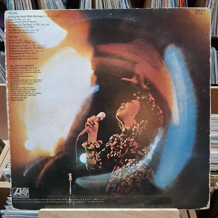 [BUNJANG] Roberta Flack Killing Me Softly LP / 가창력 로베르타 플랙 Killing Me Softly LP 할인