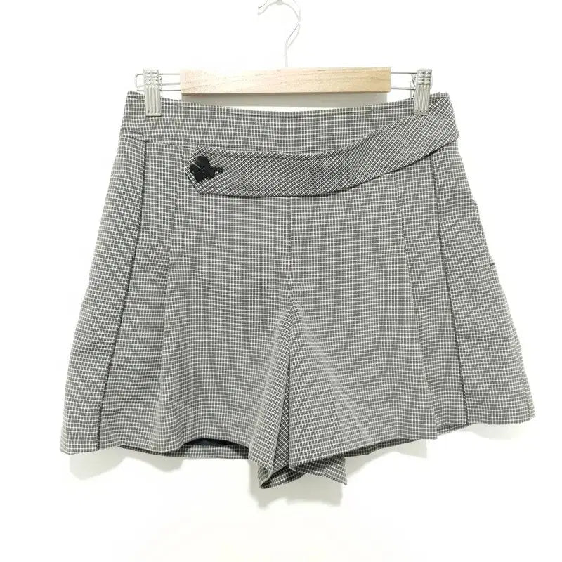 [BUNJANG] Olive des Olive Check Skirt Pants / 올리브데올리브 체크 치마 바지 2_S2058