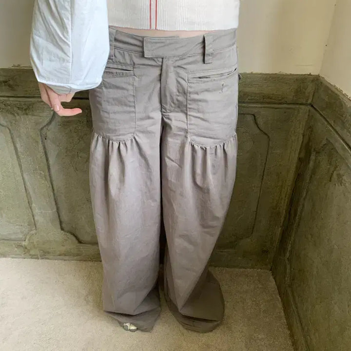 [BUNJANG] LONSLAN Casual Low-Rise Cargo Pants / LONSLAN 론슬란 캐주얼 로우라이즈 카고 팬츠