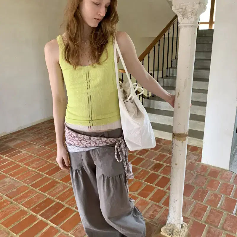 [BUNJANG] LONSLAN Casual Low-Rise Cargo Pants / LONSLAN 론슬란 캐주얼 로우라이즈 카고 팬츠