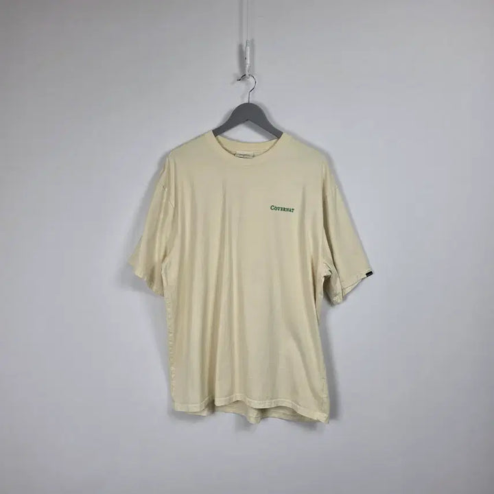 [BUNJANG] Covernat Oversized Ivory Short-Sleeve T-Shirt Men&
