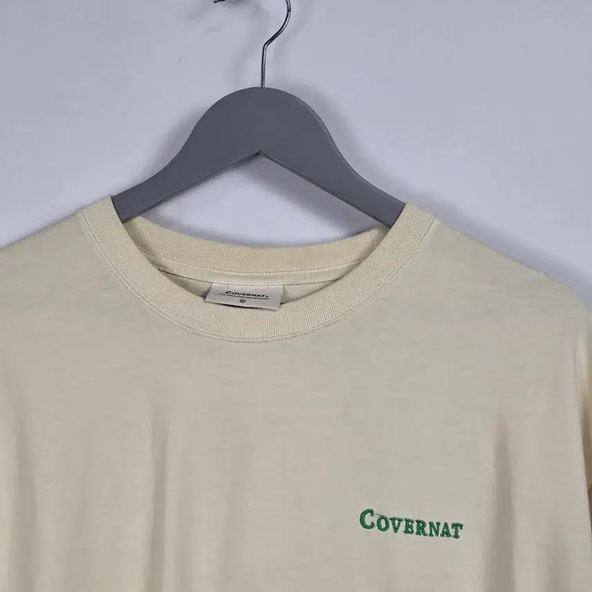 [BUNJANG] Covernat Oversized Ivory Short-Sleeve T-Shirt Men&