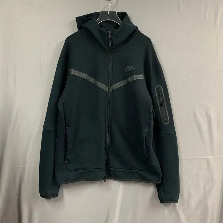 [BUNJANG] Nike Black Tech Fleece Full Zip Hoodie / L 나이키 블랙 테크팩 테크 플리스 후드집업