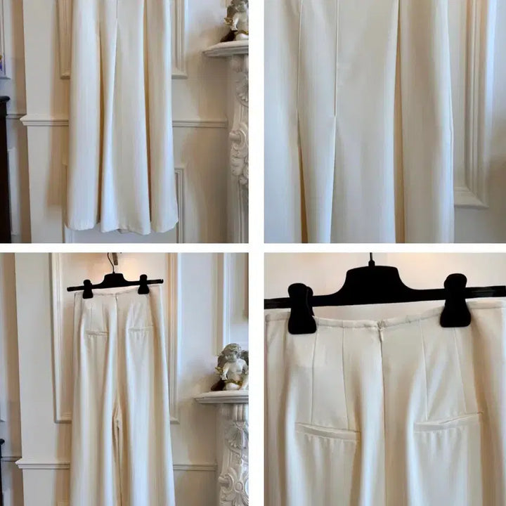 [BUNJANG] Londong Hye Won Maxi High-Waist Wide Slacks / 런던혜원 맥시 하이웨스트 와이드 슬랙스 26