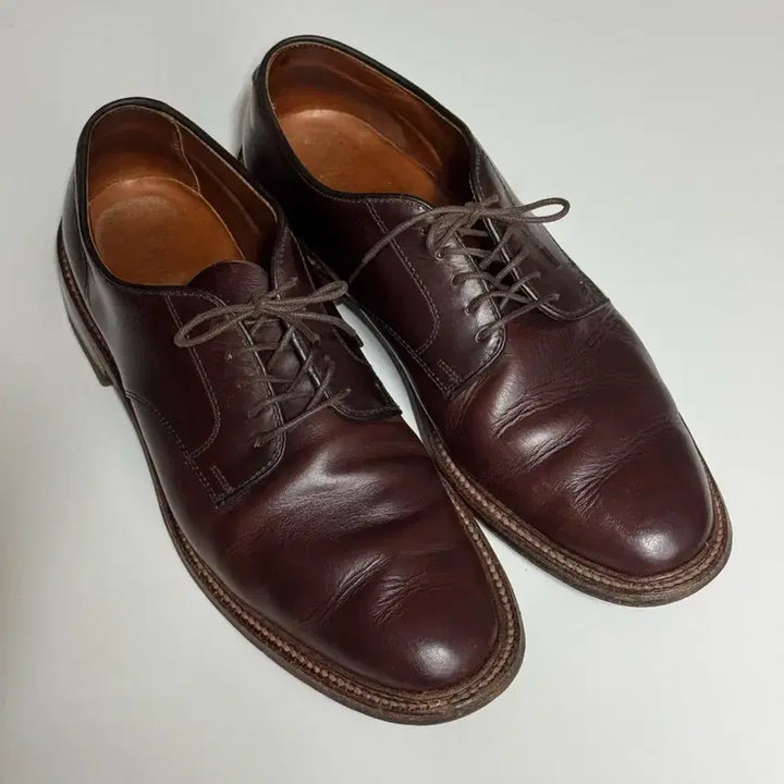 [BUNJANG] Alden 29364F Brown Chromexcel Plain Toe Blucher Shoes / 알든 29364F 브라운 크롬악셀