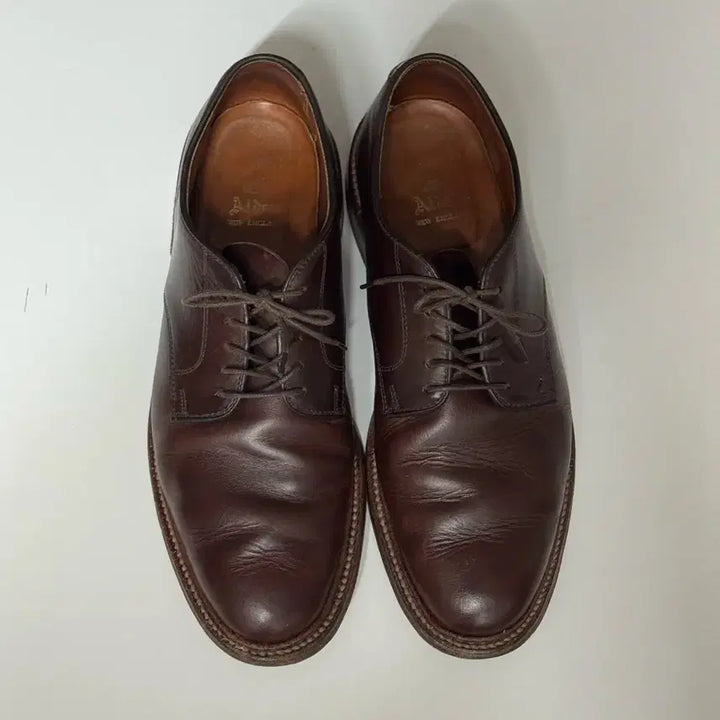 [BUNJANG] Alden 29364F Brown Chromexcel Plain Toe Blucher Shoes / 알든 29364F 브라운 크롬악셀