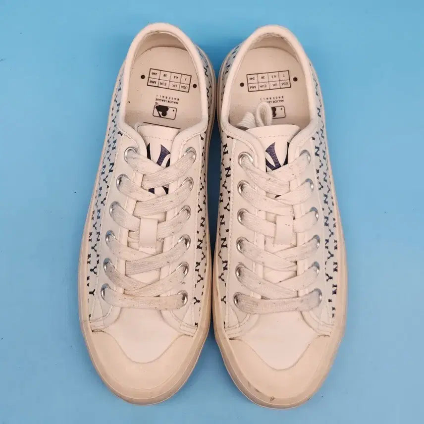 [BUNJANG] MLB Playball Monocanvas Sneakers / hh MLB 플레이볼 모노캔버스 240