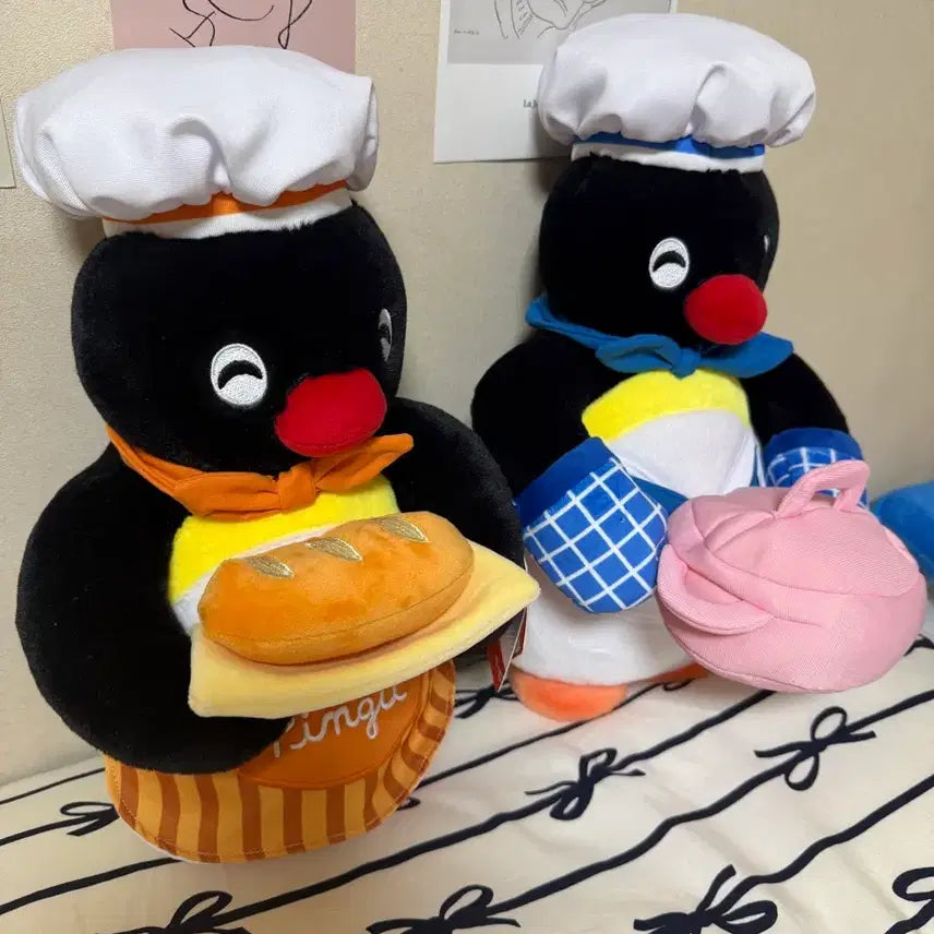[BUNJANG] Pingoo Bakery Medium Plush Doll Bundle Set / (일괄)핑구 베이커리 중형인형 판매합니다