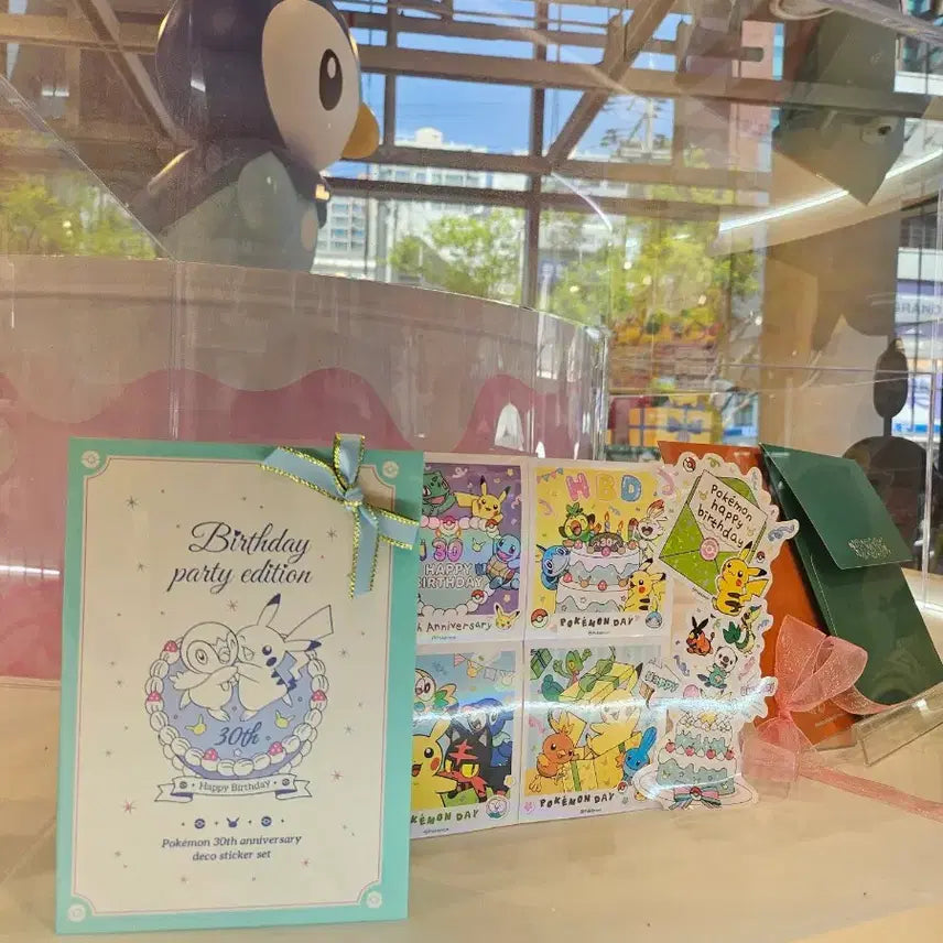 [BUNJANG] Pokemon 30th Anniversary Birthday Party Sticker Edition / 포켓몬 30주년 Birthday Party 스티커 에디션