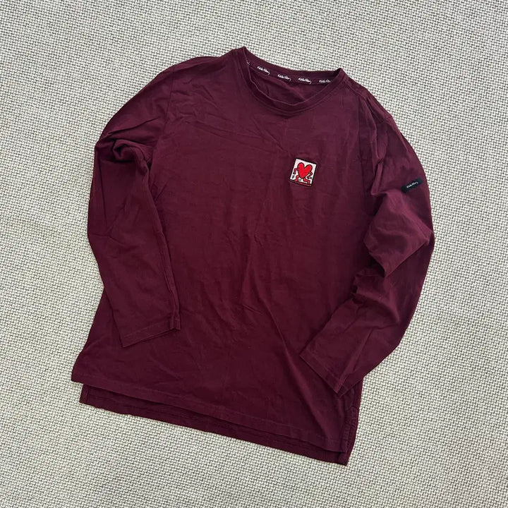 [BUNJANG] KISSHEARING Long Sleeve T-Shirt / 100 키스해링 긴팔 티 0511D