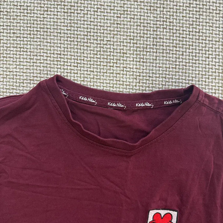 [BUNJANG] KISSHEARING Long Sleeve T-Shirt / 100 키스해링 긴팔 티 0511D