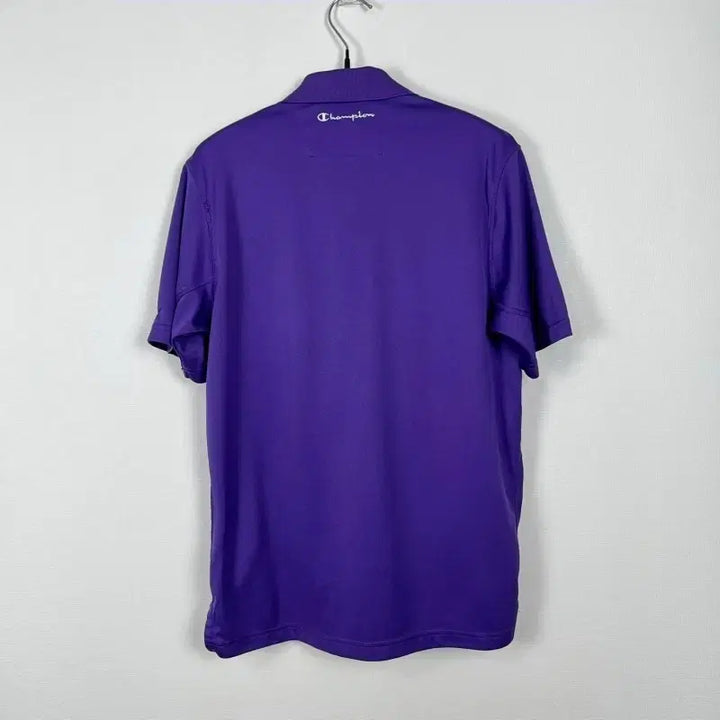 [BUNJANG] Champion Purple Collar Short Sleeve T-Shirt Men&