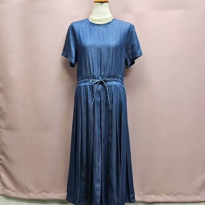 [BUNJANG] Lyocell Pleated Long Dress / 리오셀 찰랑 플리츠 롱원피스