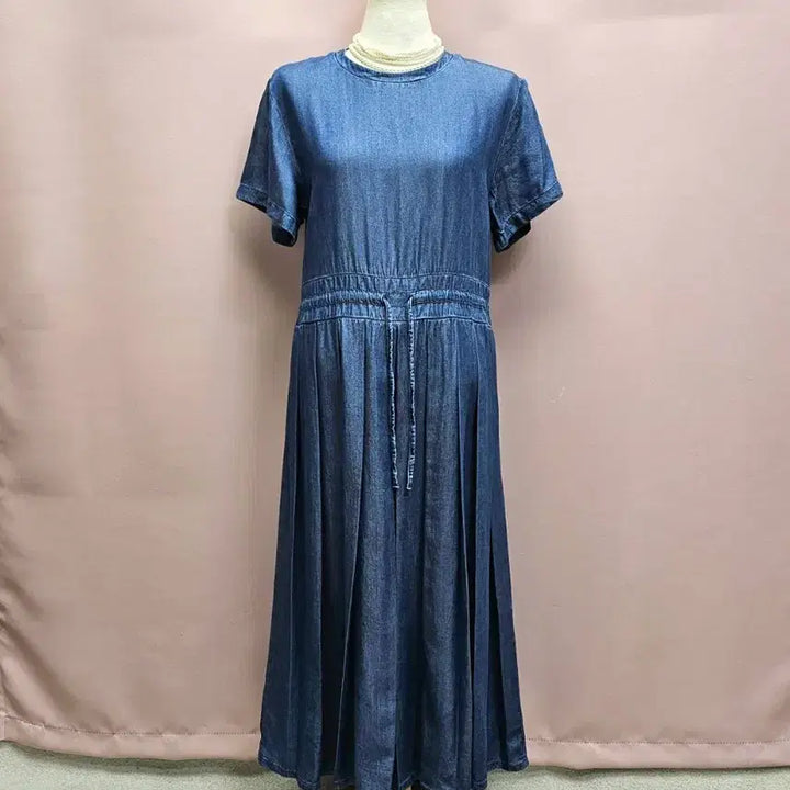 [BUNJANG] Lyocell Pleated Long Dress / 리오셀 찰랑 플리츠 롱원피스