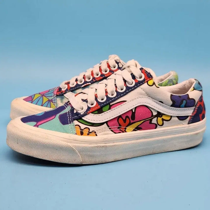 [BUNJANG] Vans Hoffman Floral Sneakers / hh 반스 호프만 플로랄 스니커즈 225