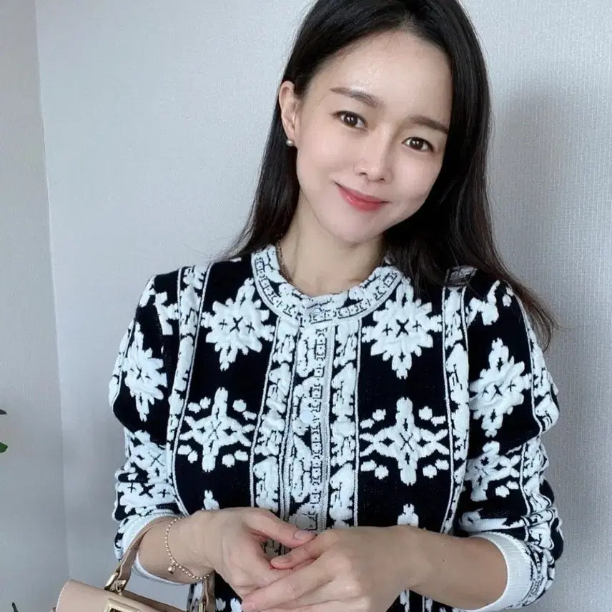 [BUNJANG] OWL Premium Flower Cardigan / 미착용) OWL 고급 넘이쁜 플라워 가디건 (프리)