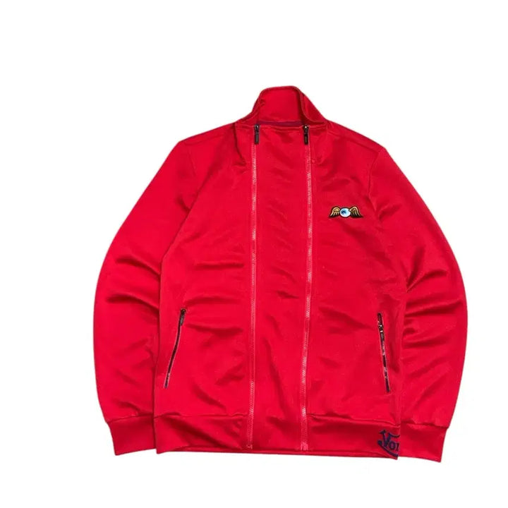 [BUNJANG] Von Dutch Y2K Double Zipper Jersey Track Top / von dutch 본더치 y2k 더블집업 져지 트랙탑