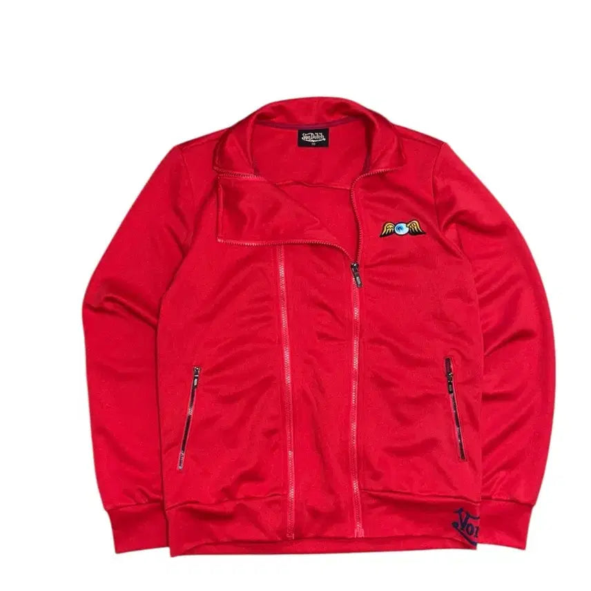 [BUNJANG] Von Dutch Y2K Double Zipper Jersey Track Top / von dutch 본더치 y2k 더블집업 져지 트랙탑