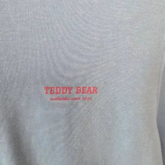 [BUNJANG] Teddy Bear Short Sleeve T-Shirt Sky Blue / 테디베어 반팔 티셔츠 하늘색