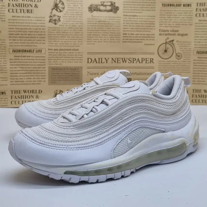 [BUNJANG] Nike Air Max 97 White Sneakers (245) / 나이키 에어맥스 97 화이트 운동화 245