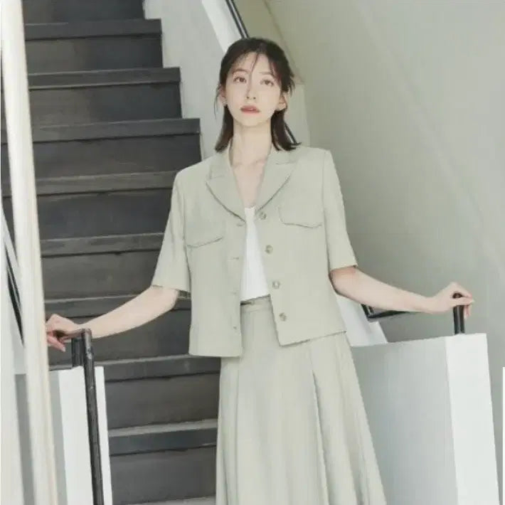 [BUNJANG] Cerruti 1881 Summer Short Sleeve Jacket / 세루티 1881 여름 반팔 자켓