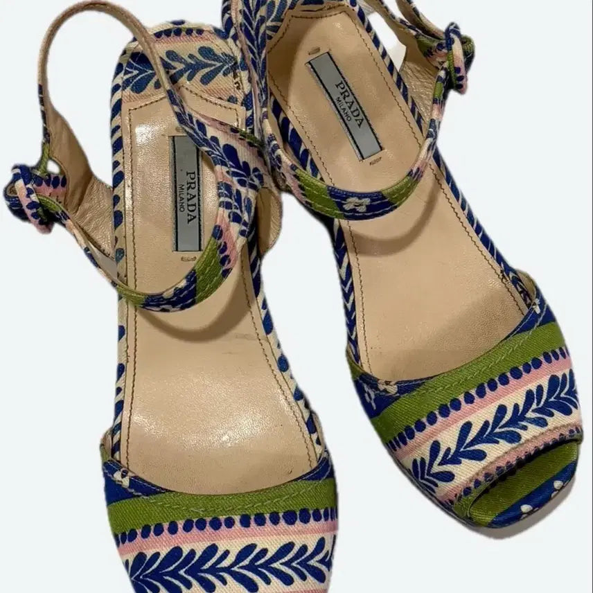 [BUNJANG] Prada Limited Edition Platform Sandals / 프라다 플랫폼 샌들 리미티드 애디션