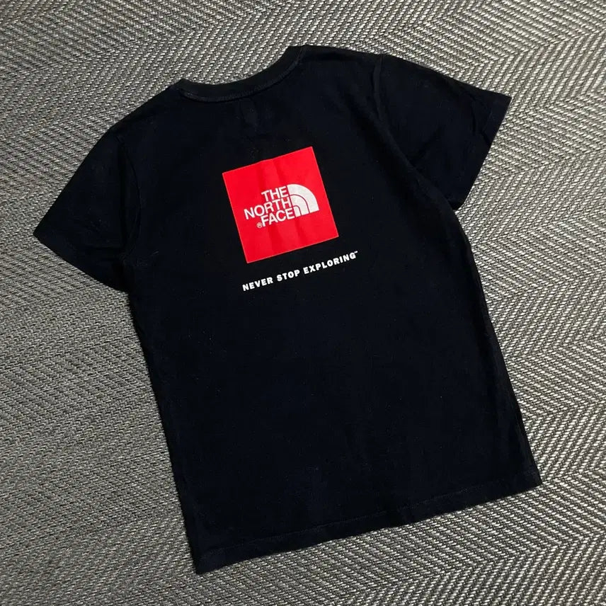 [BUNJANG] The North Face Never Stop Red Box Big Logo T-Shirt Size S / 노스페이스 네버스탑 레드 박스 빅로고 반팔 티셔츠y 5588