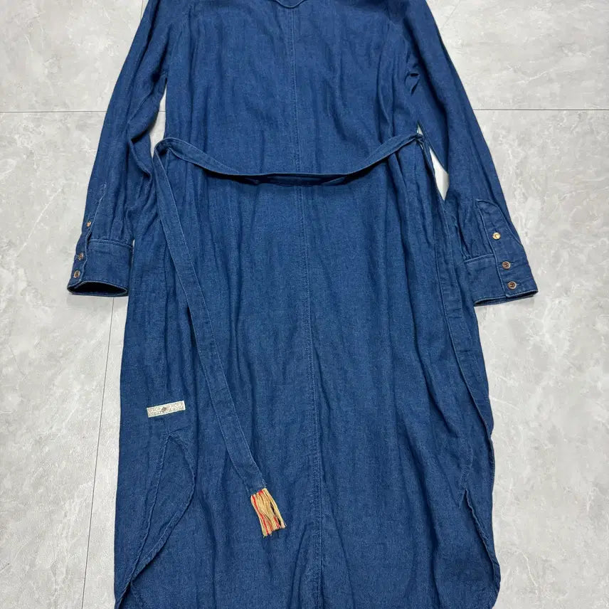 [BUNJANG] Thursday Island 21SS Linen Blend Midi Dress / 85 써스데이 아일랜드 Thursday Island 21SS