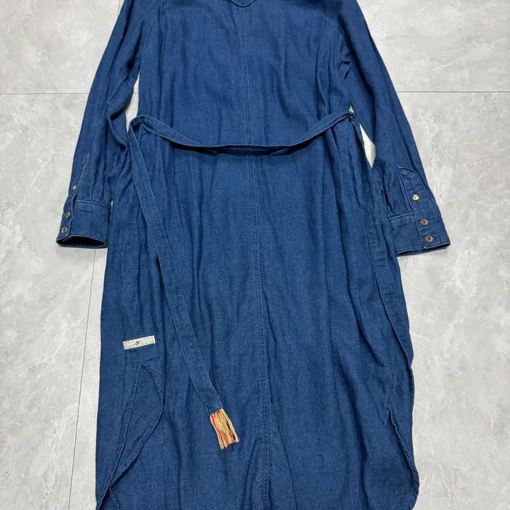 [BUNJANG] Thursday Island 21SS Linen Blend Midi Dress / 85 써스데이 아일랜드 Thursday Island 21SS