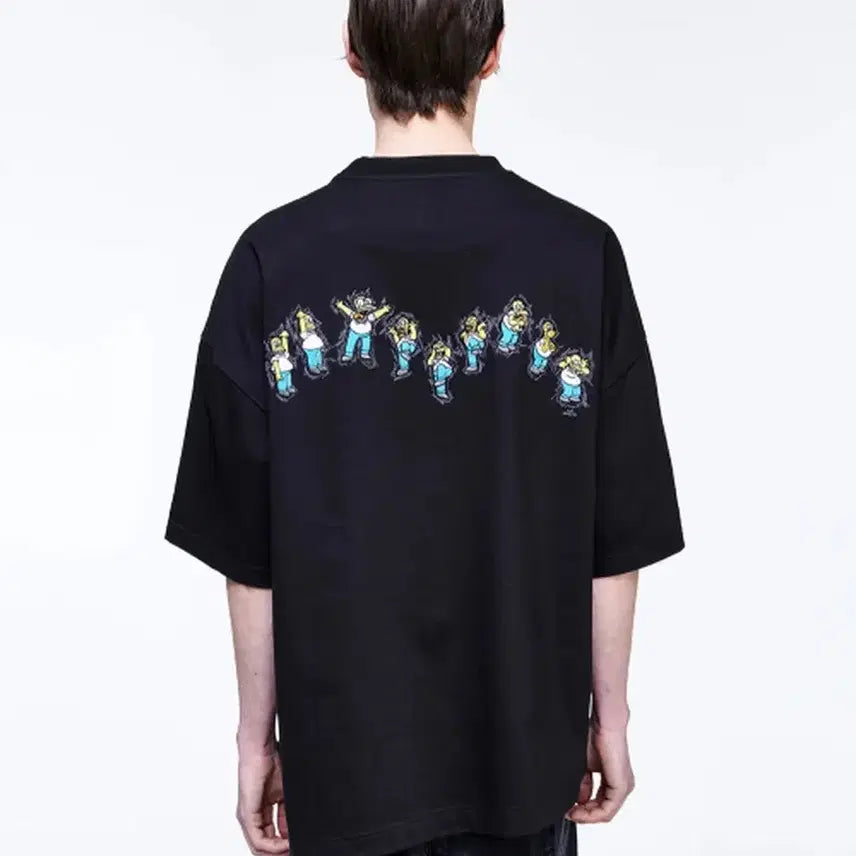 [BUNJANG] Songzio Homme Simpsons Collab T-Shirt / [새상품]송지오옴므 심슨콜라보 반팔 46(95)