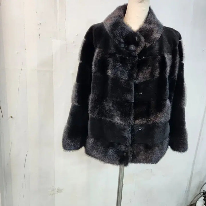 [BUNJANG] Black Mink Fur Jacket / 밍크자켓