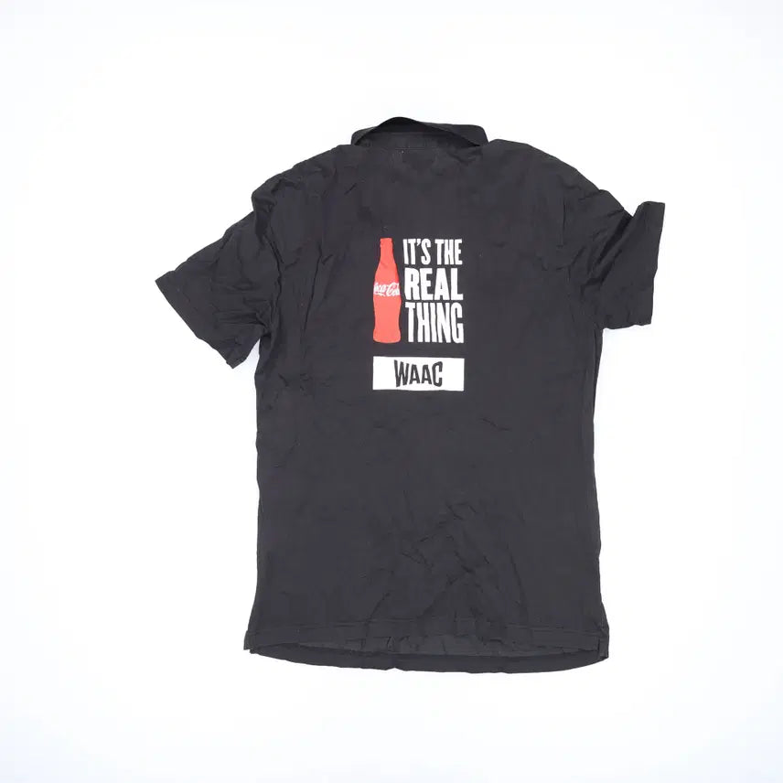 [BUNJANG] 3 WAK Coca-Cola Short Sleeve Polo T-Shirt / 3 왁 코카콜라 반팔카라티 0511H1