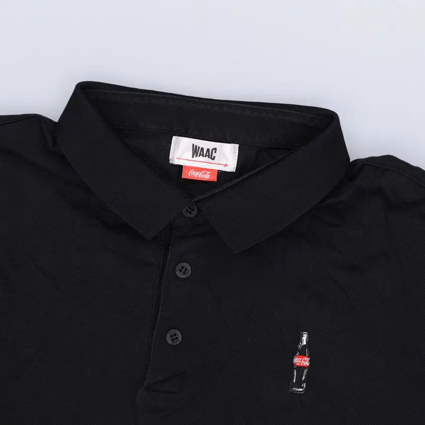[BUNJANG] 3 WAK Coca-Cola Short Sleeve Polo T-Shirt / 3 왁 코카콜라 반팔카라티 0511H1