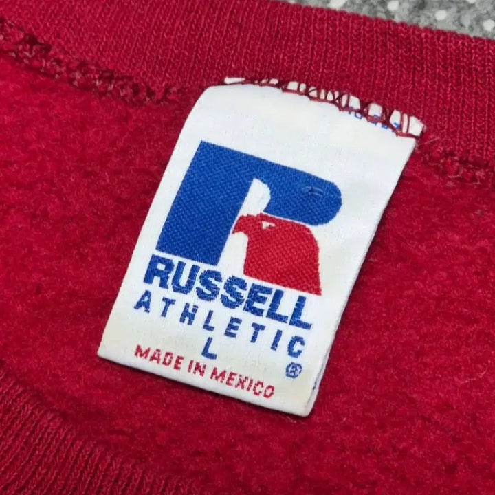 [BUNJANG] 90s Russell Athletic Burgundy Sweatshirt / [L]90s MAXICO Made 러셀 버건디 스웻 -325