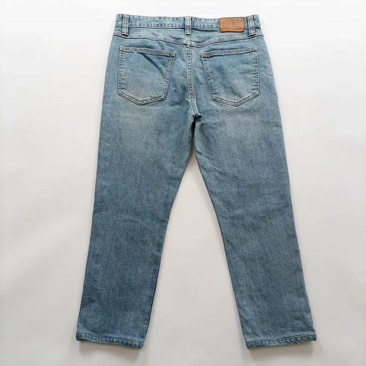 [BUNJANG] Plac Jeans Washed Casual Denim Pants Size 33 / 플랙진 청바지 사이즈33 9부 워싱 캐주얼 남자 남성 데님팬츠 B0387