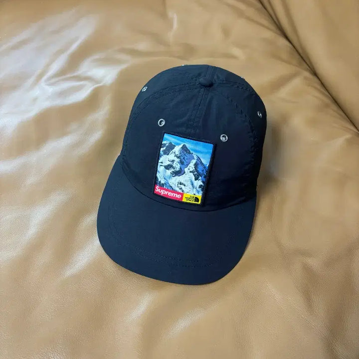 [BUNJANG] Supreme x The North Face 6-Panel Ball Cap Snow Mountain Black / 슈프림 노스페이스 6패널 볼캡 모자 설산 블랙