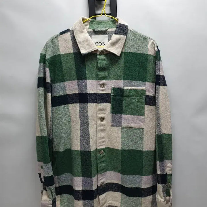 [SOLD OUT] cos 코스 릴렉스드 플란넬 셔츠 자켓 체크 100