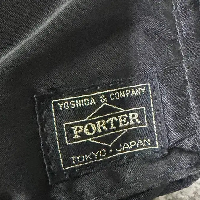 [BUNJANG] Porter Tanker Large Shoulder Bag Black / (새상품급) 포터 탱커 라지 숄더백 블랙