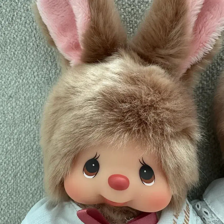 [BUNJANG] Sweet Brown Monchhichi Chimutan Set / 스위트브라운 몬치치 치무탄 세트 새상품