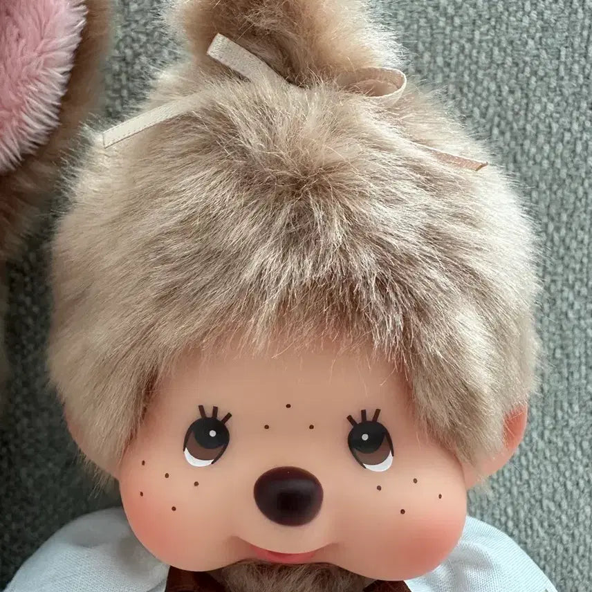 [BUNJANG] Sweet Brown Monchhichi Chimutan Set / 스위트브라운 몬치치 치무탄 세트 새상품