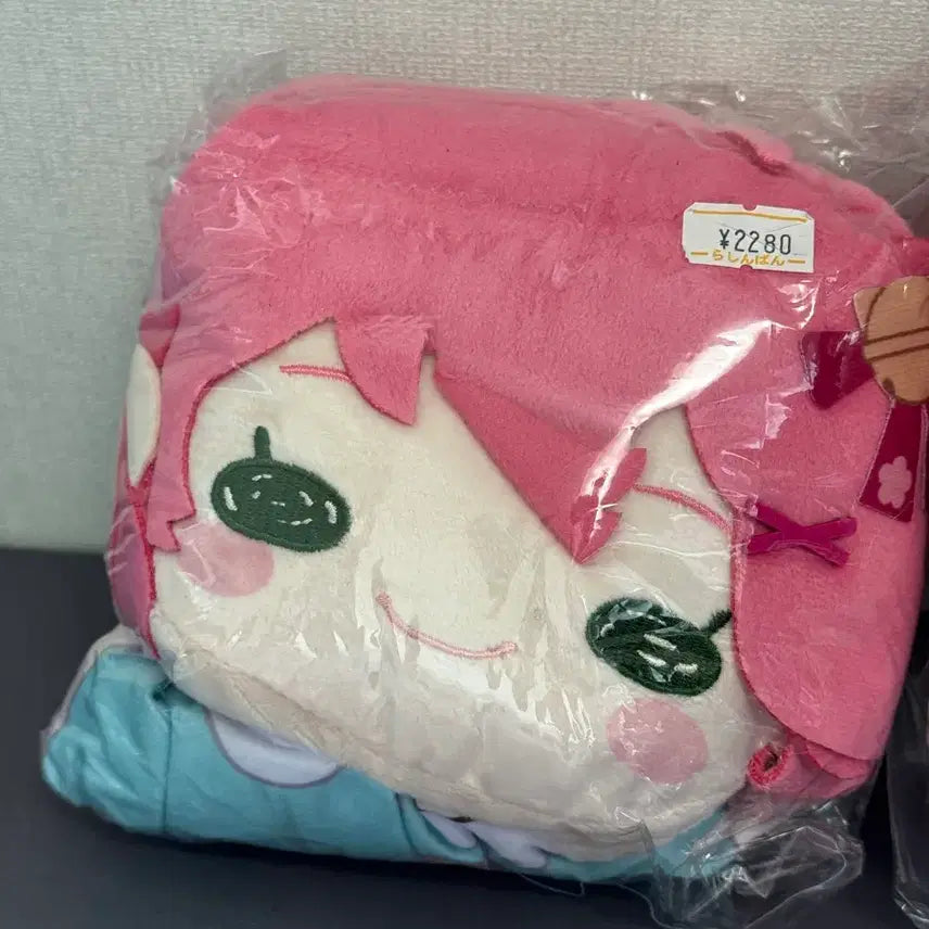 [BUNJANG] Hololive Sakura Miko Puppet Plush + Nesoberi Bundle / 홀로라이브 사쿠라 미코 퍼펫누이+네소베리 일괄 판매