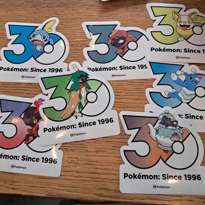 [BUNJANG] Pokemon 30th Anniversary Stickers for Trade / 포켓몬 30주년 스티커 교환 두리쥐 파밀리쥐 뮤츠 외