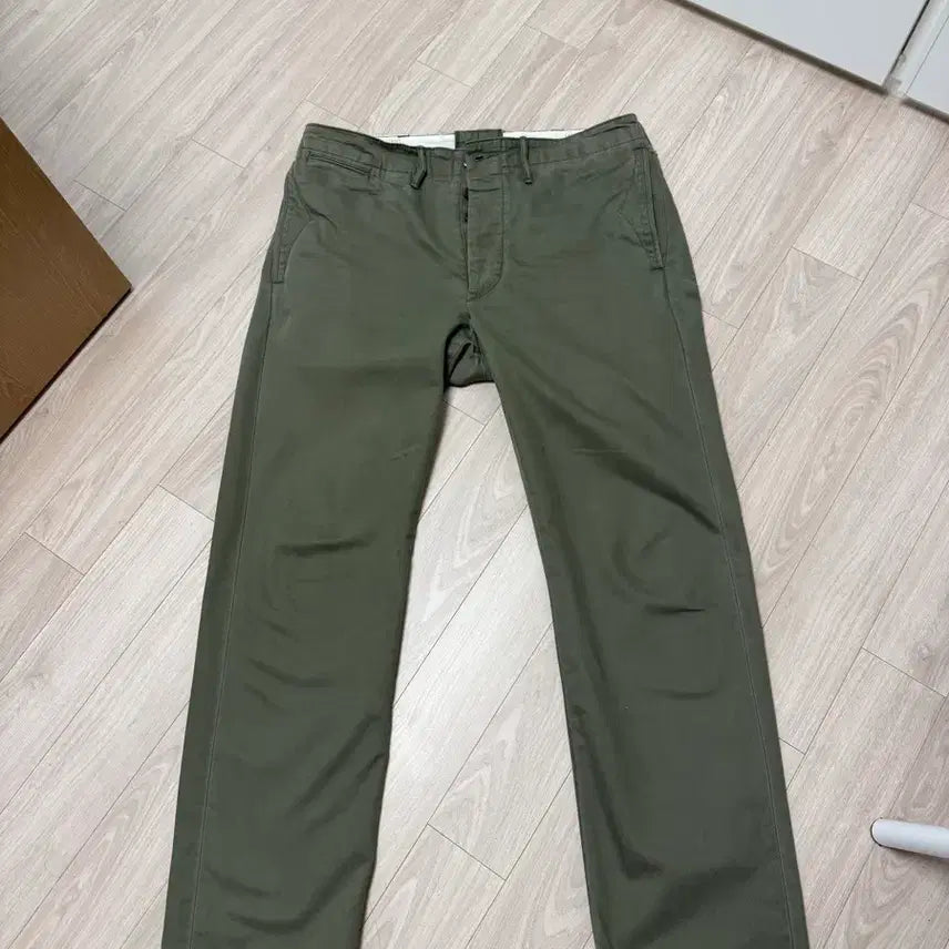 [BUNJANG] RRL Officer Chino Olive Pants 33x32 / rrl 오피서 치노 올리브 33x32
