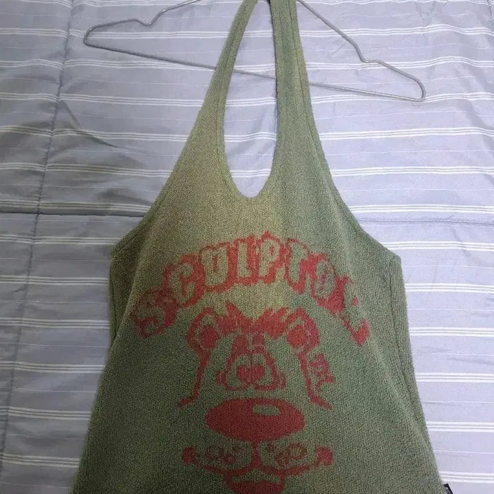 [BUNJANG] Sculptor Halterneck Sleeveless T-shirt / 스컬프터 홀터넥