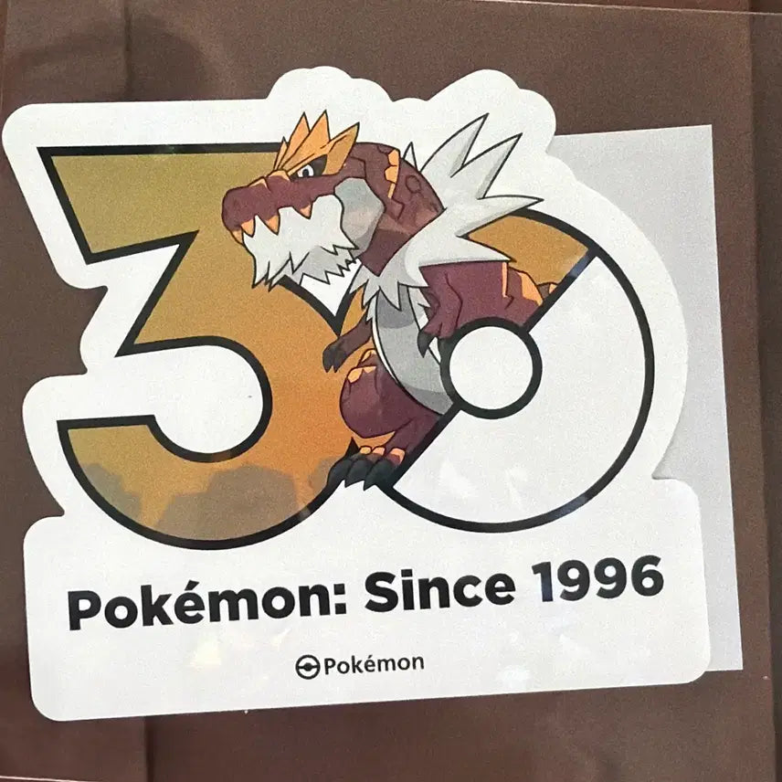 [BUNJANG] Pokemon 30th Anniversary Tyranitar Sticker / 포켓몬 30주년 스티커 견고리스 판매